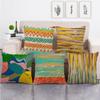 Abstract Art Geometric Shapes Digital Printing Short Plush Pillow Covers For Car Sofa Office Cushion Cover Home Goods