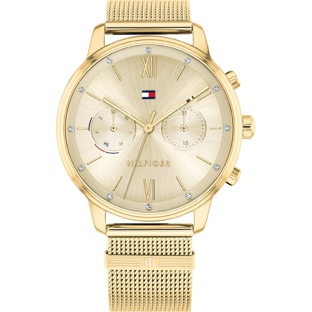 Tommy Hilfiger Blake Gold Dial Metal Strap Women s Quartz Watch 1782302 золотой