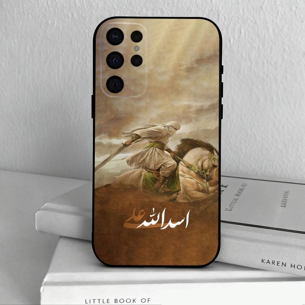 I-Imam Hussain S-Shia Ali-I  Phone Case For Samsung S25,S24,S21,S22,S23,S30,Ultra,S20,Plus,Others Soft Black Cover