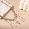 Gothic Punk Snake Choker Necklace Multilayer Tassels  Necklace Chain Men Women Hip Hop Party Jewelry Gifts