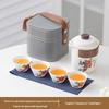 Heyuxim Jade Ceramic Travel Tea Set (Quick Tea Maker)
