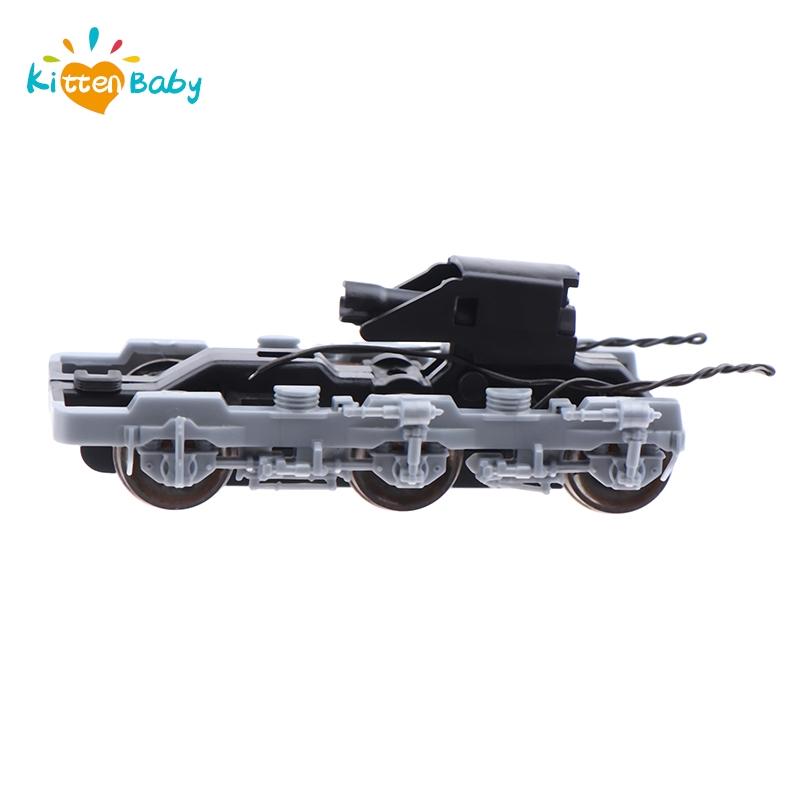 HO-Skala 1:87er Fahrgestell Drehgestell Modell Universelles Zugfahrgestell Bausatz DIY Eisenbahnzug Diorama Zubehör Materialien
