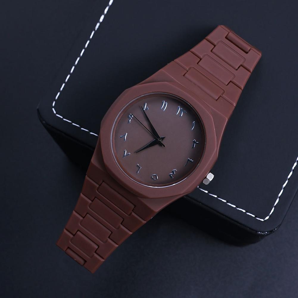 Fashionable Waterproof Quartz Watch Arabic Numeral Watch Modern Couple Watch Men's Watches Lady's Wrist Watch