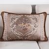 Jacquard Throw Pillowcase European Single Sofa Cushion Embroidered Rectangular Living Room Sofa Back Pillow Covers