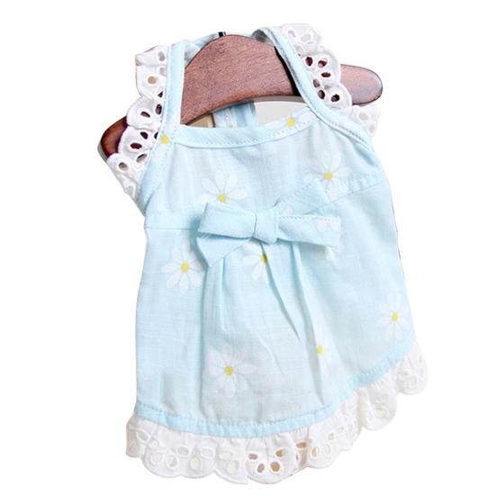 Oblečení pro domácí mazlíčky Krajkový motýlek Sling Letní Kitty Oblečení Outdoor pro psy