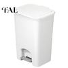 Double Open Lid Wastebasket Pedal Trash Can, with Dual-mode Lid, Easy Access Garbage Space Saving Can Odor-proof Slim Solid Color Waste Basket,