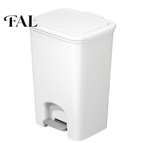 Double Open Lid Wastebasket Pedal Trash Can, with Dual-mode Lid, Easy Access Garbage Space Saving Can Odor-proof Slim Solid Color Waste Basket,