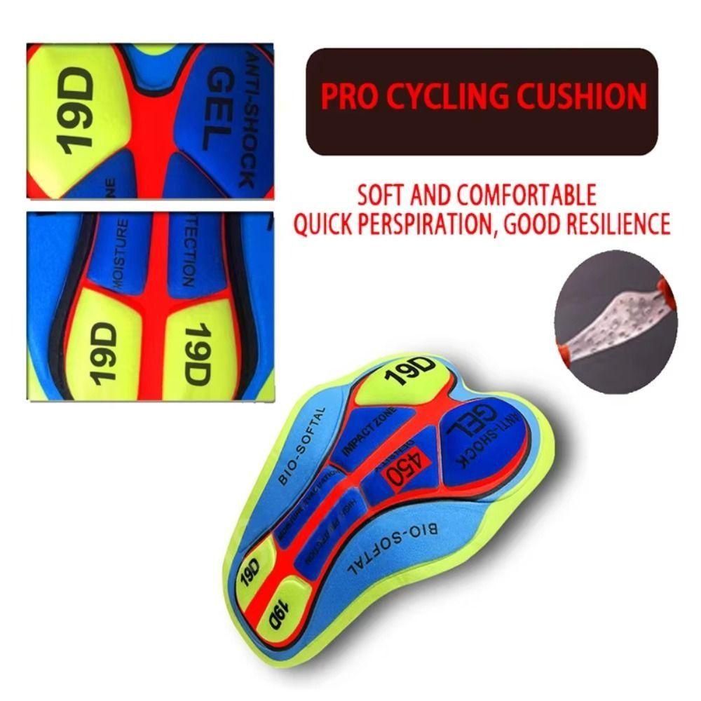 Breathable Hole Cycling Pants Pad 12D 19D 20D Bicycle Seat Cushion Men Cycling Gel Pad  Male Female