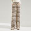 Shetu Women's Plaid Casual Pants