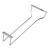 Wine Glass Holder Stainless Steel Rack for Kitchen and Bar Supports 4 to 5 Glasses with Design and Easy Sliding