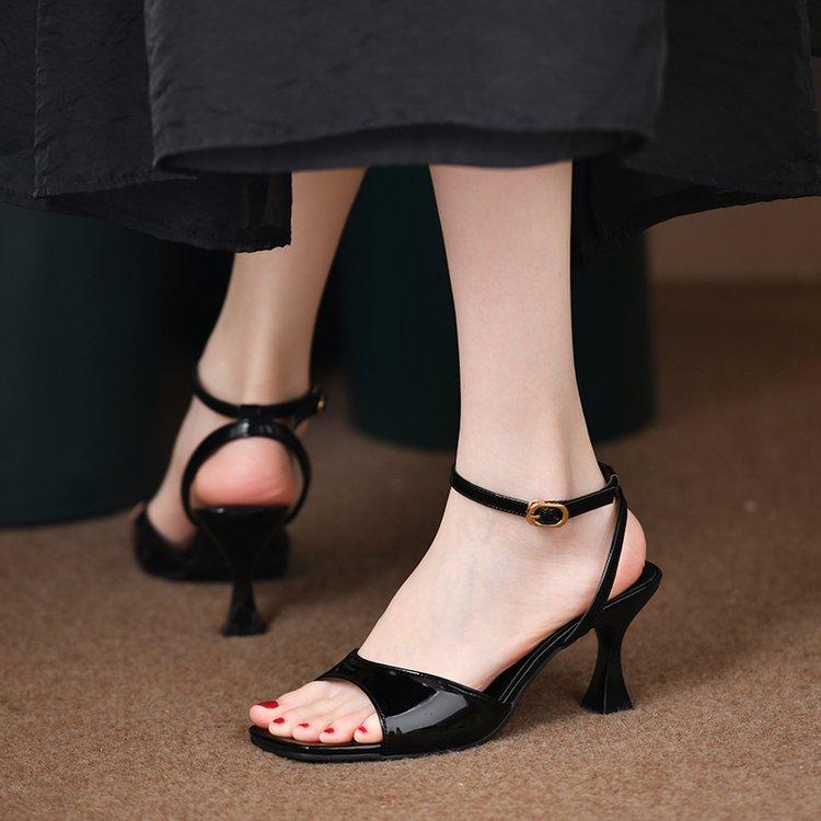 Summer Women's Shoes Women French Style Sexy High Heels Elegant Shallow Mouth Bride Shoes