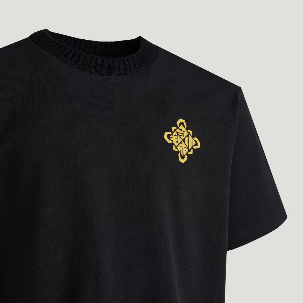 Adidas Originals FW25 CNY New Year Edition Loose Short Sleeve T-Shirt, Unisex Sport Casual Comfort Round Neck Tops KT0714