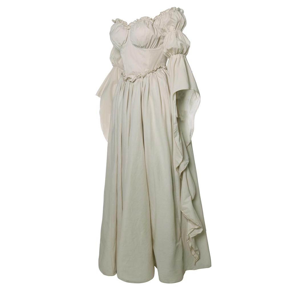 Women's Color Court Dress for Stage Performance