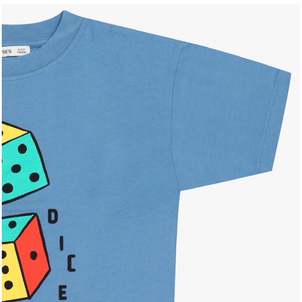 Bobo Shoes Roll The Dice Kids Short Sleeve Tee B225ac003