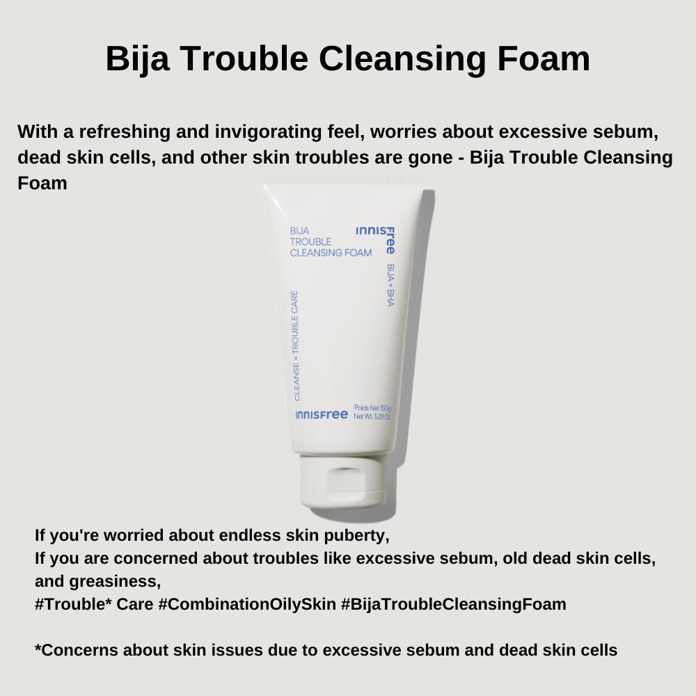 Innisfree Bija Trouble Cleansing Foam 150g