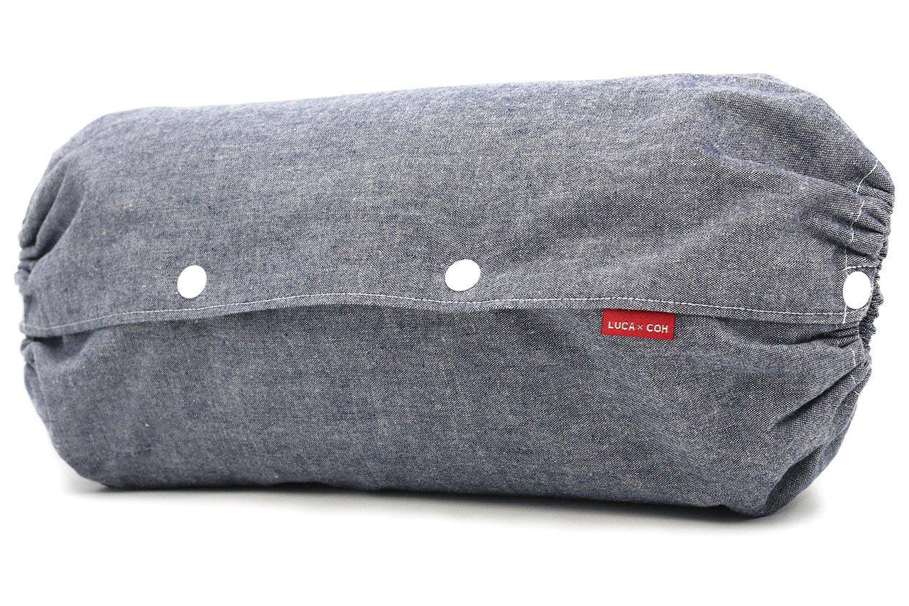 

Чехол для переноски ребенка Lukako с чехлом для удобного хранения и изготовленный в одном размере, подходящем большинству, Япония, 2-летняя гарантия, (большой), 88-0601-11 темно-синий