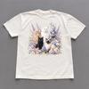 Vintage 90s Floral Cats T-Shirt, Cottagecore Kittens Graphic Tee, Comfort Colors Pet Top