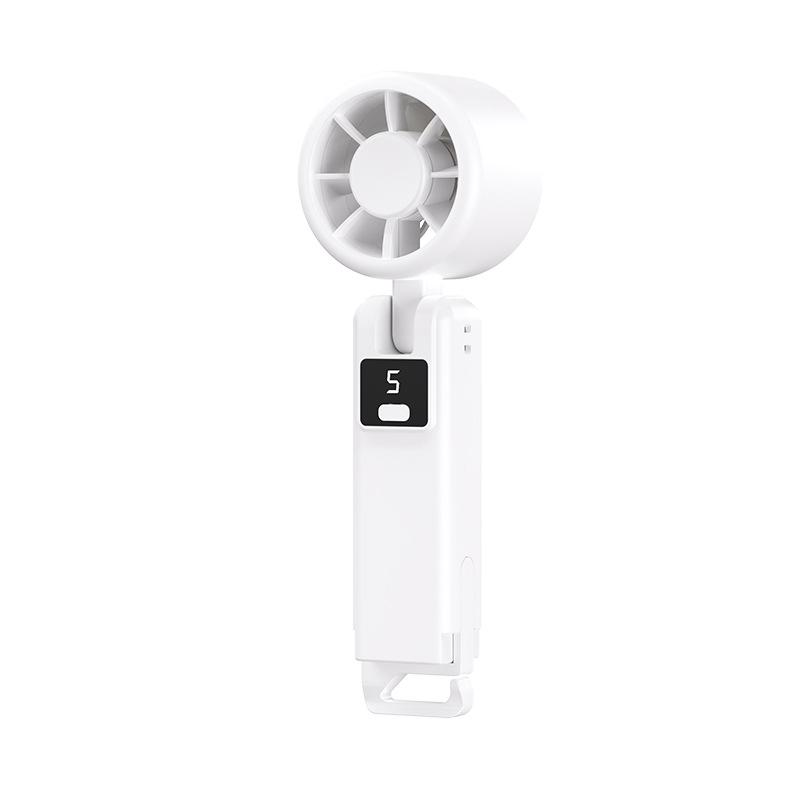 Portable USB Handheld Fan: Transparent, Strong Wind, Outdoor Use