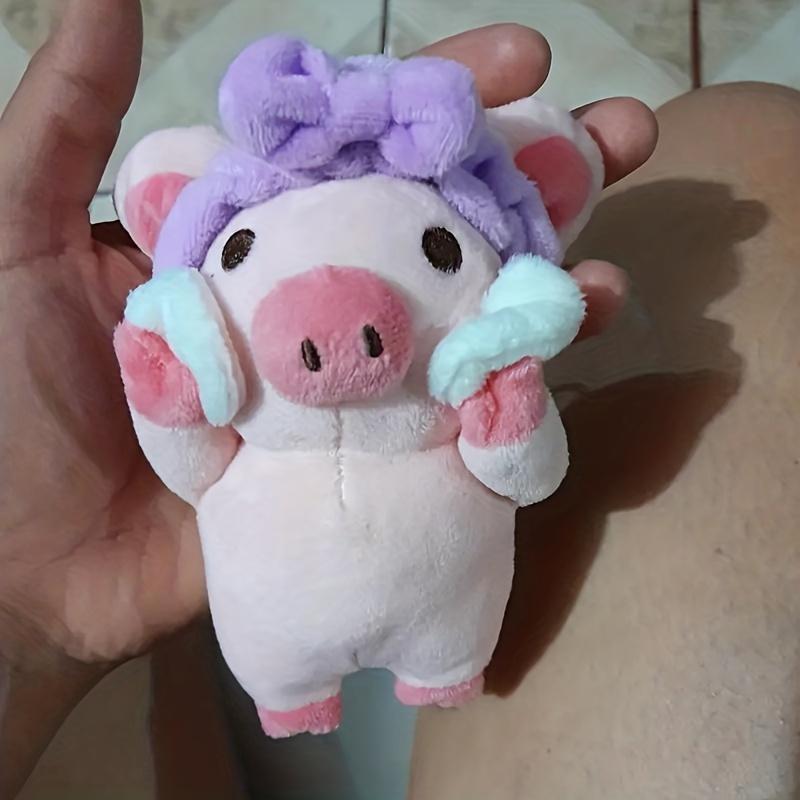 Миле порося плюшева лялька брелок Рожева порося лялька м'які тварини плюшеві рюкзак підвіска для хлопчиків і дівчаток імітація порося плюшева іграшка