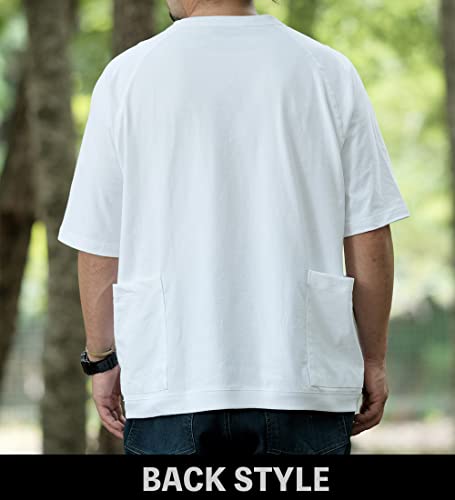 [CO-COS] G-947 5-Pocket Short Sleeve T-Shirt, Khaki, Size L