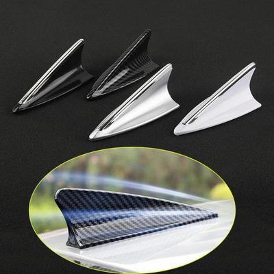 Universal bilhaifinantenne med statisk beskyttelse og spoiler halevinge-klistremerke, ABS malingsfinish
