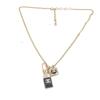 CHANEL 22C CC CC Mark Rhinestone Lipstick Long Necklace Chain Necklace Unused