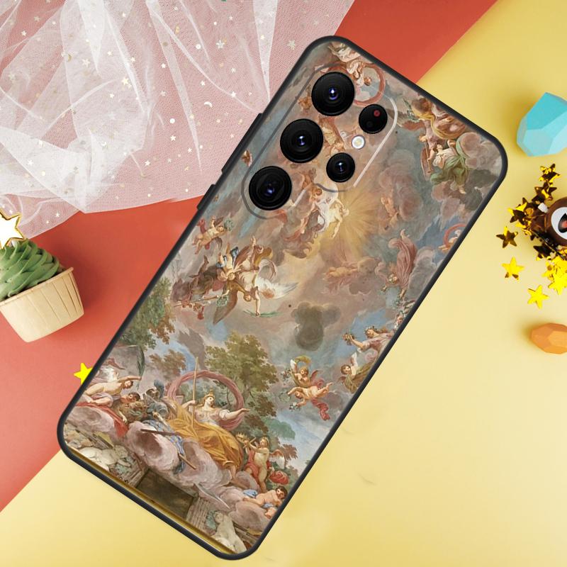 Michelangelo Art Phone Case For Samsung Galaxy S25 FE S23 S21 S20 S22 S24 S26 Ultra S10 S26 Plus Cover Coque