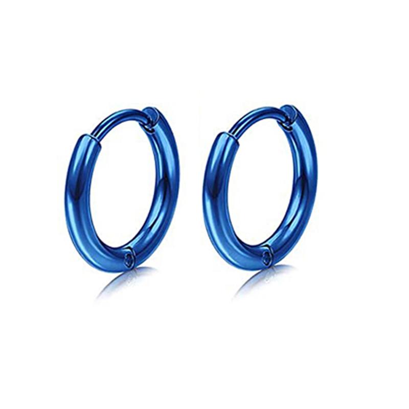 1-6 Paia 6mm-22mm 18G Acciaio Chirurgico 316L Piccoli Cartilagine Helix Lobuli Sleeper Huggie Cerchi Set per Uomo Donna