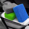 Quick Drying Automotive Care Microfiber Car Wash Sponge, High Density Soft Cleaning Pad, Household Motorcycle Yacht RV Glove Washable Reusable