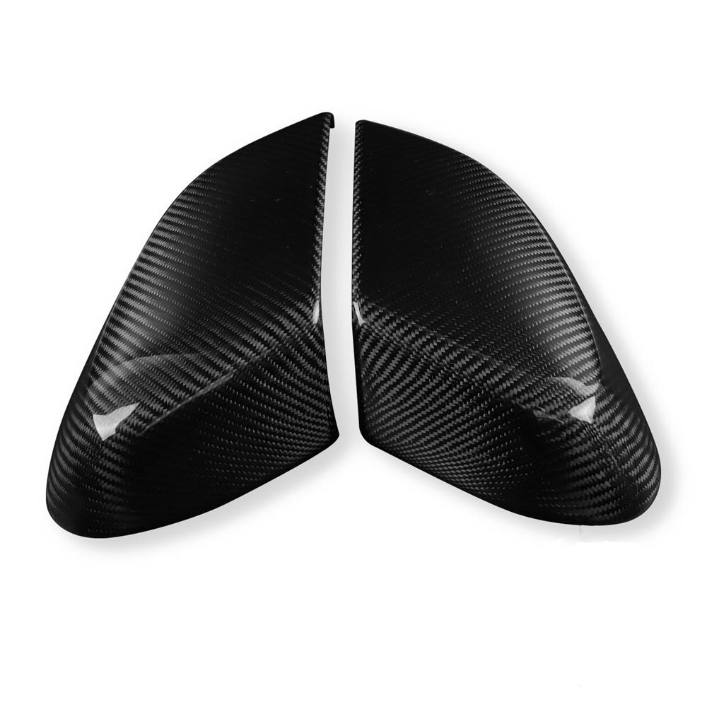 1 Pair Rear View Mirror Covers Carbon Fiber For Chevrolet Corvette C8 2020-2022