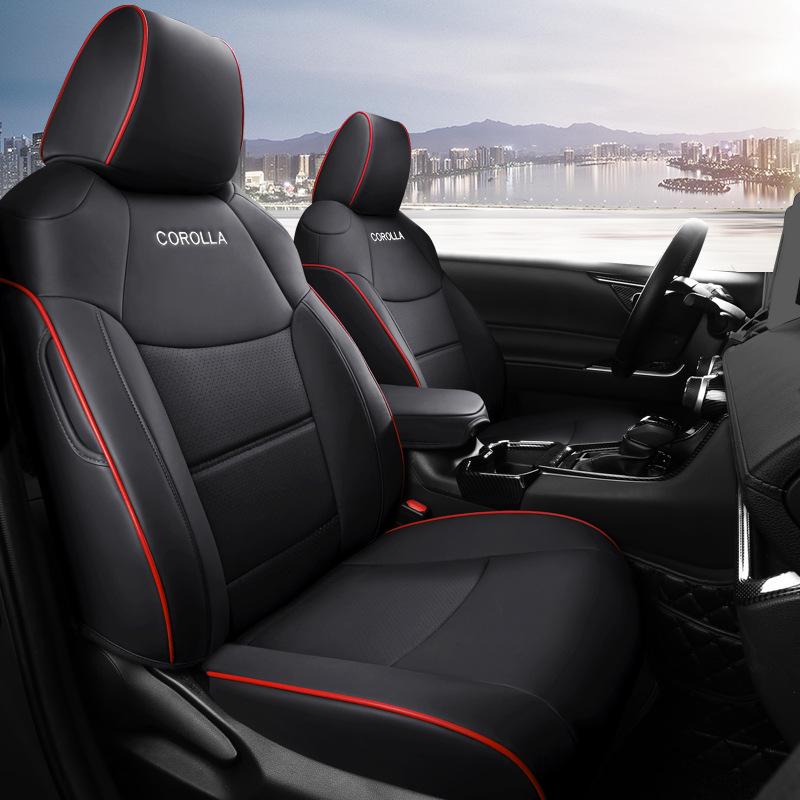 

Подушка для сиденья автомобиля из натуральной кожи Corolla новой модели, пятиместная Wear-resistant Leather