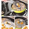 1PCS  2-in-1 Kitchen Multi-functional Stainless Steel Clamp Strainer Filter Spoon With Clip Food Kitchen Oil-Frying Salad BBQ Filter