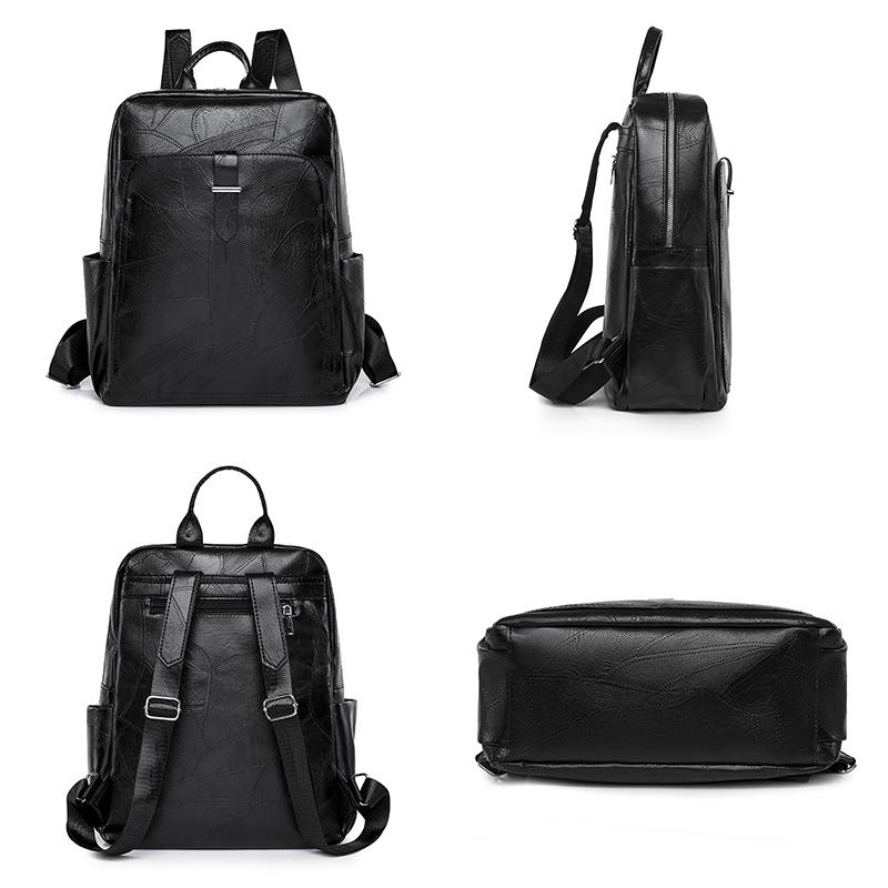 Damska torba na ramię ze skóry PU o dużej pojemności, plecak szkolny dla nastoletnich dziewcząt, damski plecak podróżny Mochila Feminina SAC