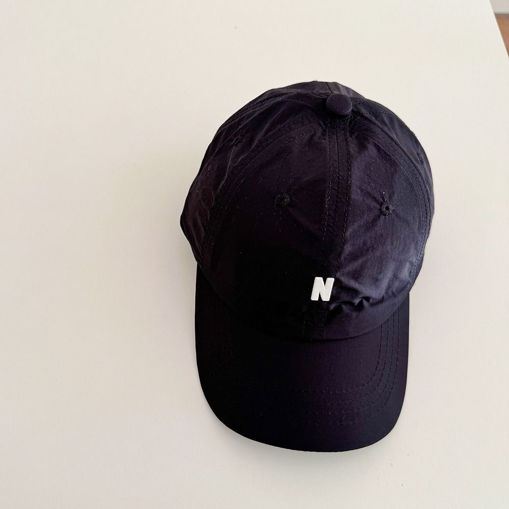 Letter N Children Baseball Cap Summer Sun Protection Cap Trendy Boys Girls Peaked Hat  Kids