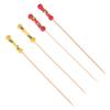 100Pcs/Pack Fruit Fork Cocktail Stick Bamboo Skewers Candied Haws Sticks