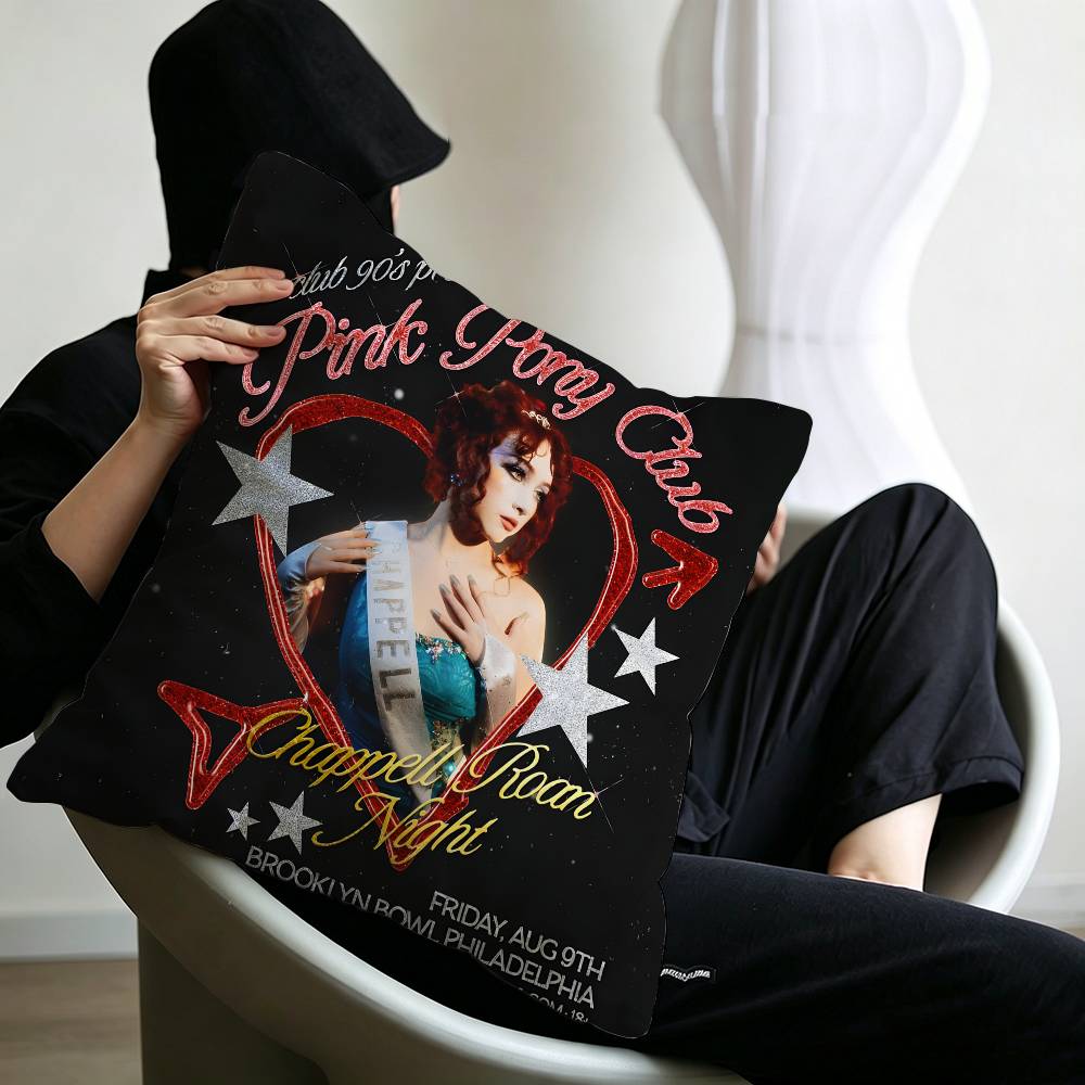 C-Chappell-Roan Bold-Glamorous 45*45cm Cushion Cover Pillow Cover Decor Pillowcase Home Pillowcase for Couch Pillow
