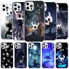Hollow Knight Cartoon Cover Phone Case For iPhone 16 17 Air 15 14 Pro Max 16E Phone Case 13 Mini 12 11 7 SE 8 Print Pattern Fit