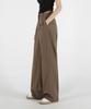 Eum Women'S Triple-Height Fitted Wide Straight Back Elastic Waist Slacks 5 Colors (C Type)