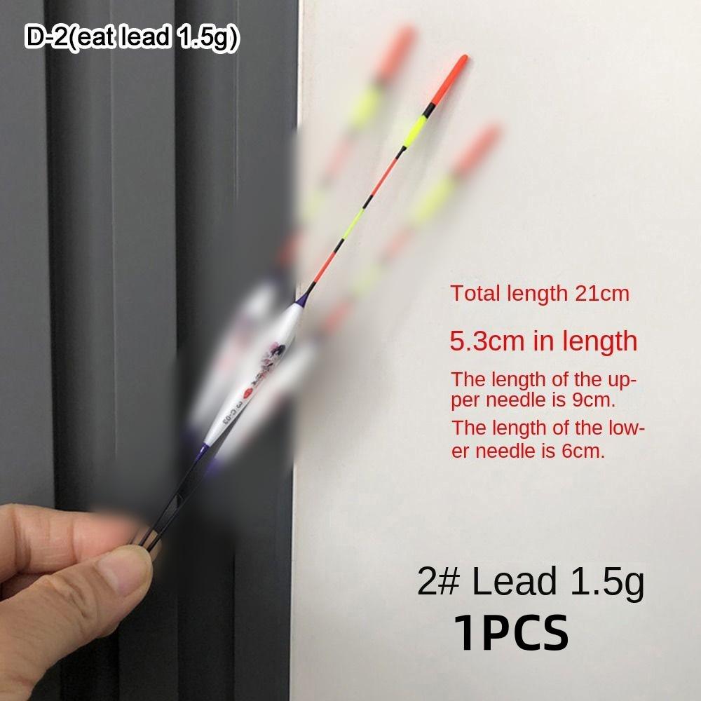 1PC Portable Fishing Floats Rock Fishing Drift Bar Fir Fish Drift Set Weight Tail Bobbers Vertical Drift Light Float 1.3g-2.0g