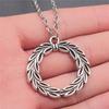Antique Silver Color Antique Bronze Color Leaf & Branch Pendant Necklace Tree Leaves Necklace For Women Metal Long Chain