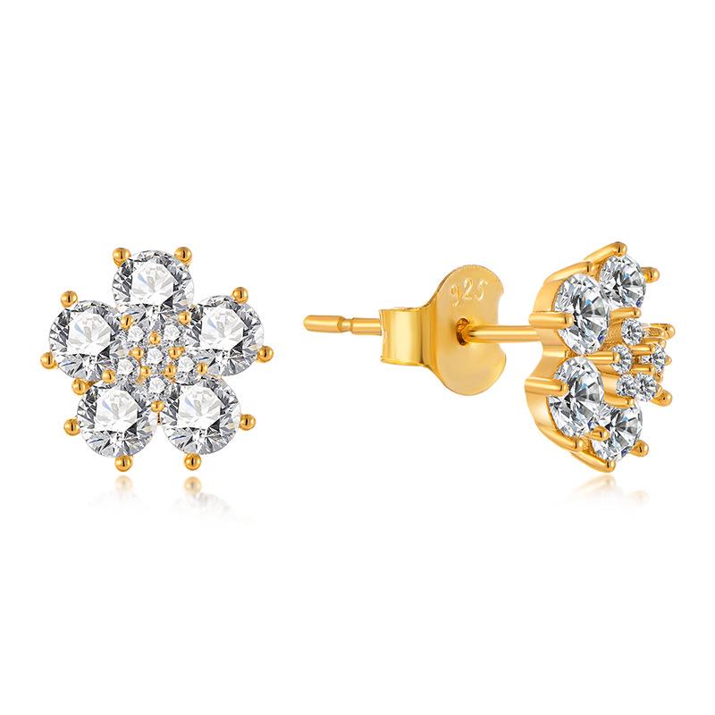 S925 Sterling Silver Jewelry Set: Necklace & Pendant Stud Earrings with Niche Design for Women S925 Sterling Silver