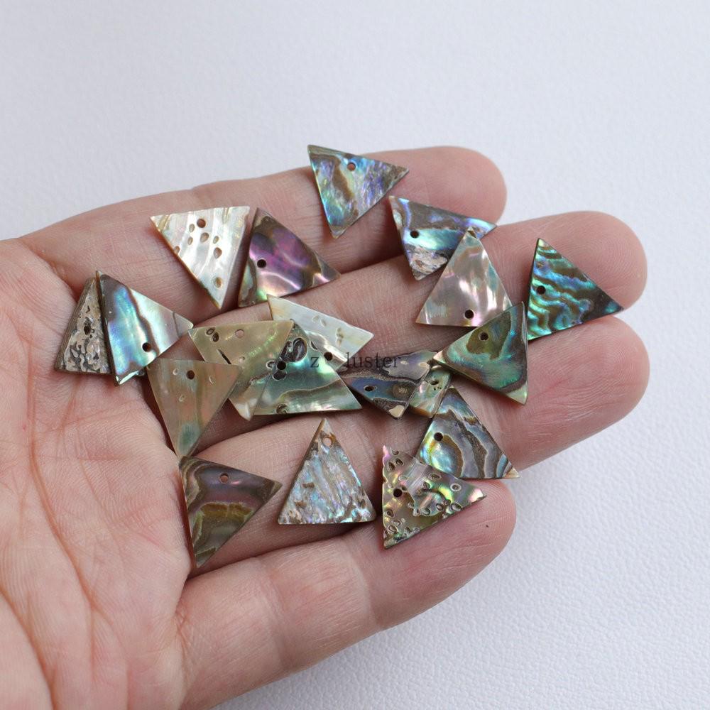 New Zealand Abalone Shell Pendant Charm - Ancient Style Hairpin & DIY Earring/Clothing Accessory.