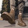 Retro-High-Top-Motorradstiefel für Herren - Martin-Stiefel aus Leder im britischen Stil mit dicker Sohle
