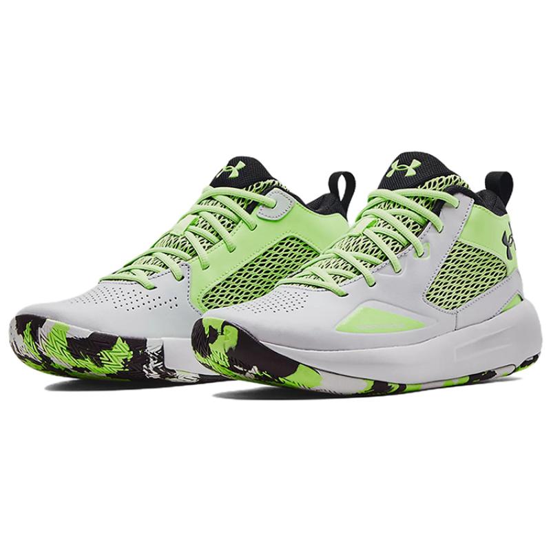 Under Armour Lockdown 5 'Halo Grey Quirky Lime' Sneakers 3023949-103