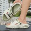 Summer new niche two wear sandals fashionable and versatile personality thick bottom stepping on shit feeling comfortable one-word drag non-slip sand