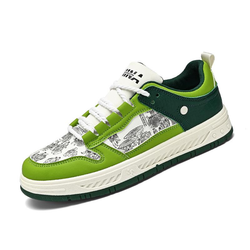 

2025 new trend fashion versatile low-top board shoes student spring breathable casual shoes trendy sports shoes men 39