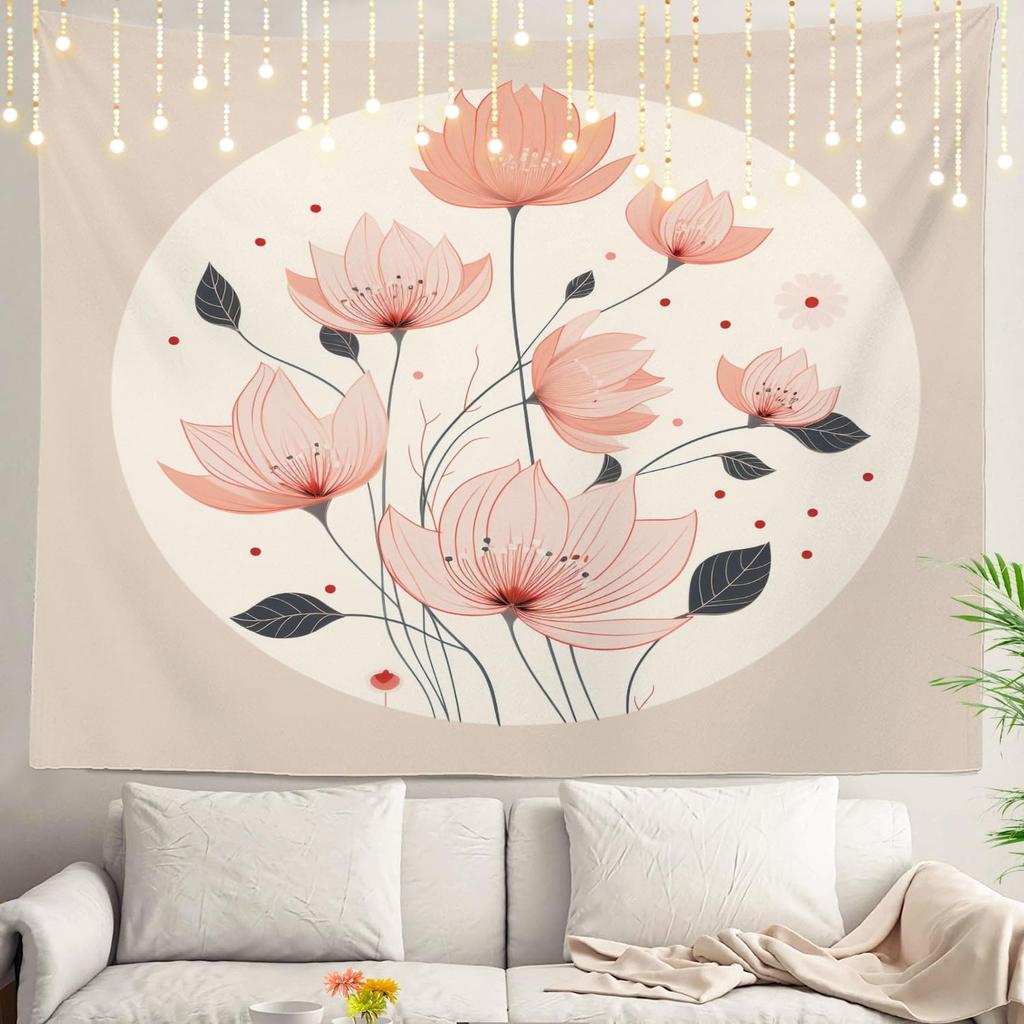 Shrahala Ocean Wave Tapestry Nature Wall Hanging Large Psychedelic Tapestry for Bedroom Living Room Dorm Black and White