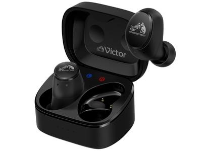 JVC Kenwood Auricolari Wireless Victor Bluetooth con Cancellazione del Rumore Alta Risoluzione Compatibili LDAC Con Microfono Cattura Suono Esterno Impermeabili Basso