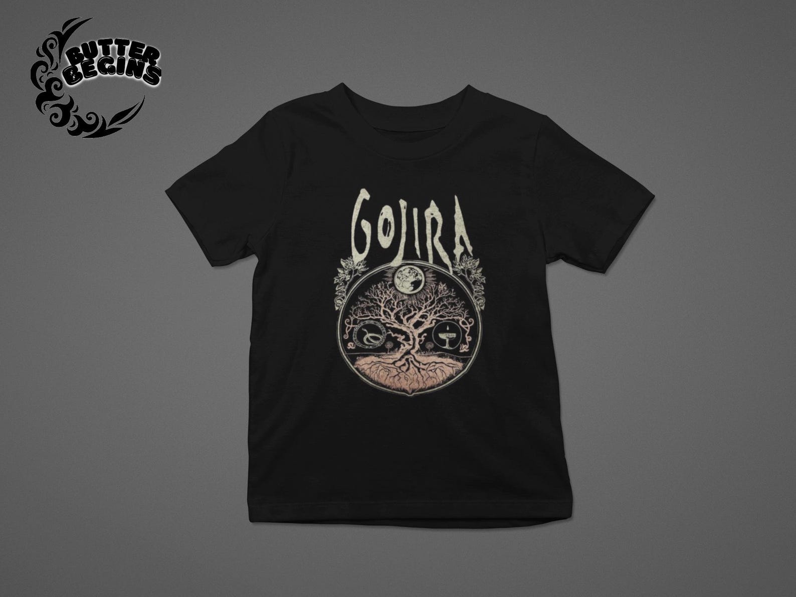 Gojira T-Shirt - Metal Music Shirt - L envant Sauvage - Gojira Merch - Unisex Rocker Clothing S