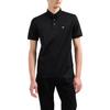 Emporio Armani Solid Color Polo Collar Logo Short Sleeve Polo Shirt Men Tops Black EM001704-AF10017-MC184